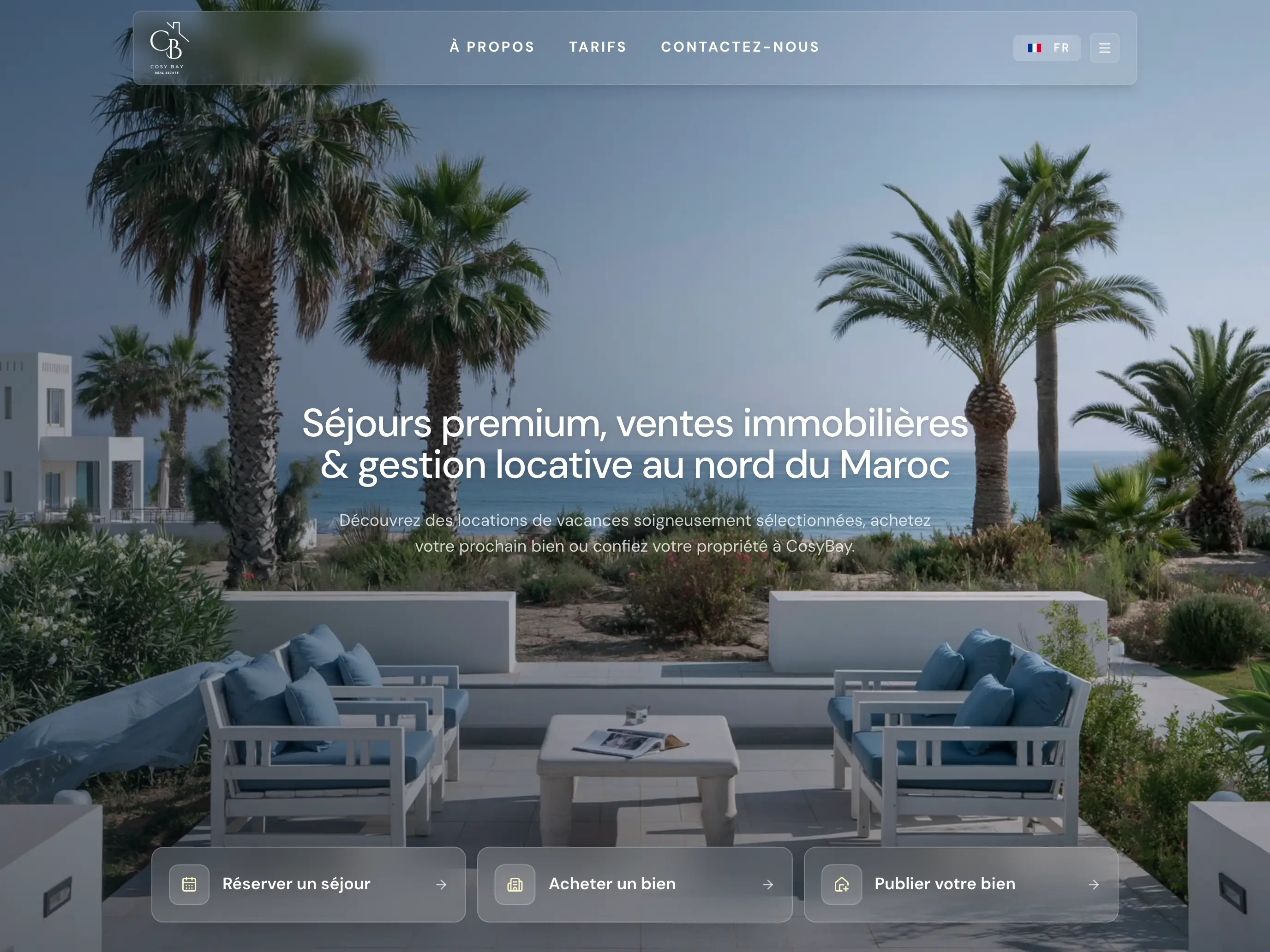 Cosy Bay — Location de vacances (iPad Pro 13″)